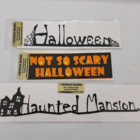 Disney Halloween Scrapbooking Cutouts - Brand New and Never opened - Picture 1 of 4